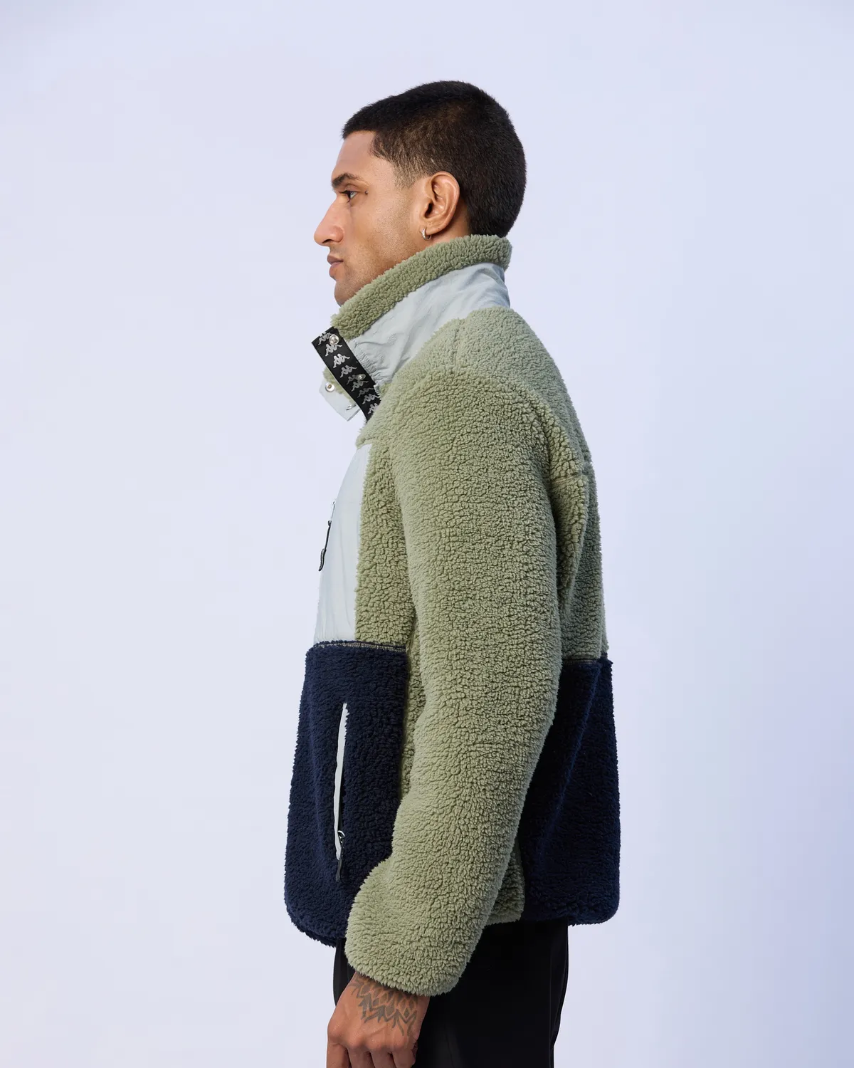 Mavi 3cento326 Erkek Mavi Regular Fit Sherpa