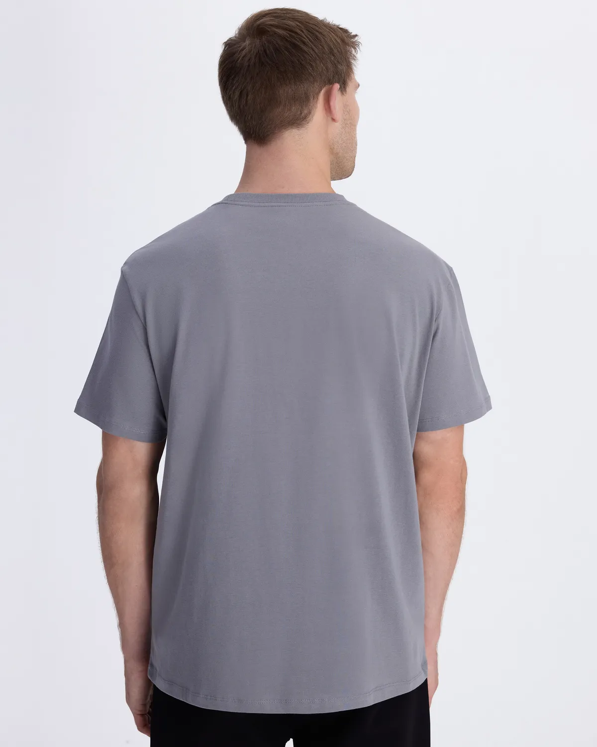 Gri Authentic Vitor Erkek Gri Regular Fit Tişört