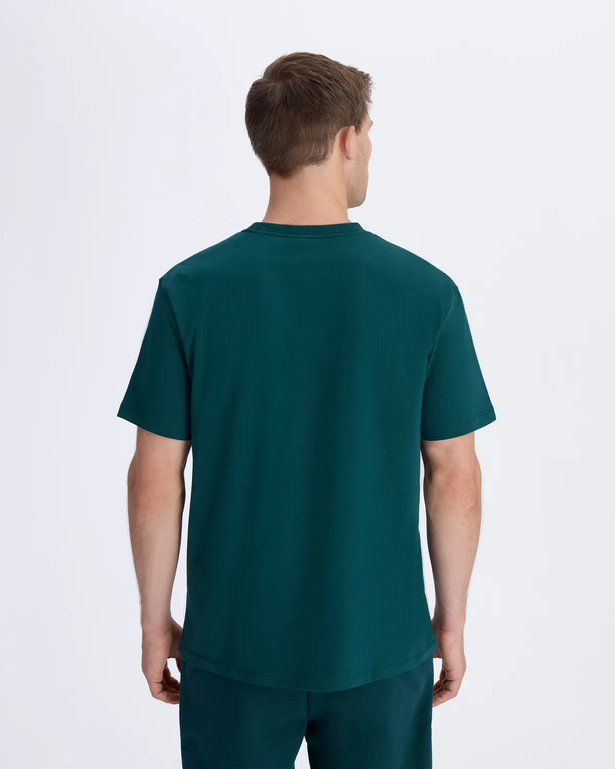 Yeşil Authentic Vitor Erkek Petrol Yeşili Regular Fit Tişört