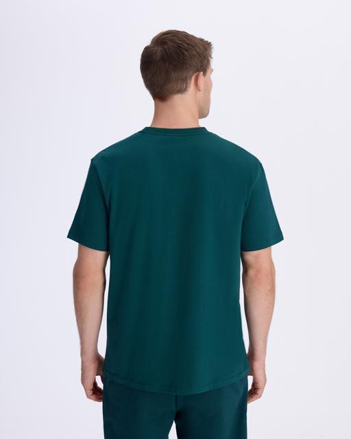 Yeşil Authentic Vitor Erkek Petrol Yeşili Regular Fit Tişört - KAPPA® Türkiye