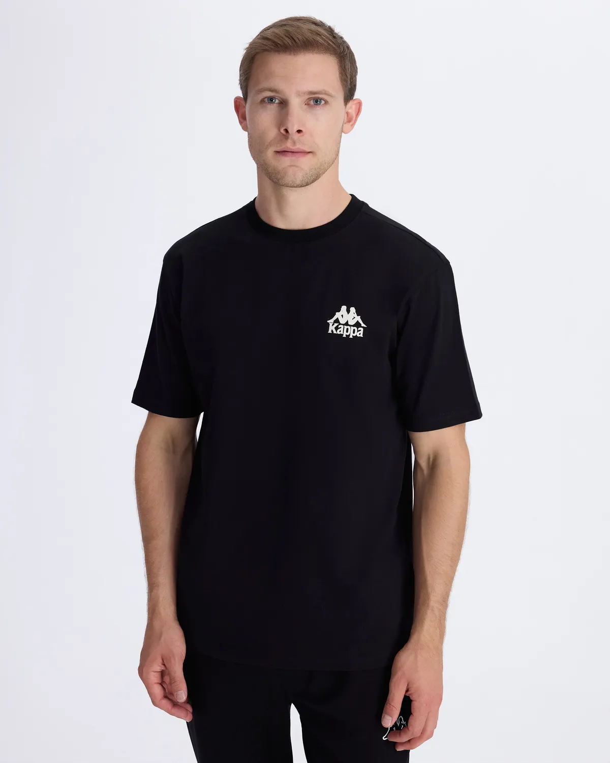 Siyah Authentic Baston Erkek Siyah Regular Fit Tişört