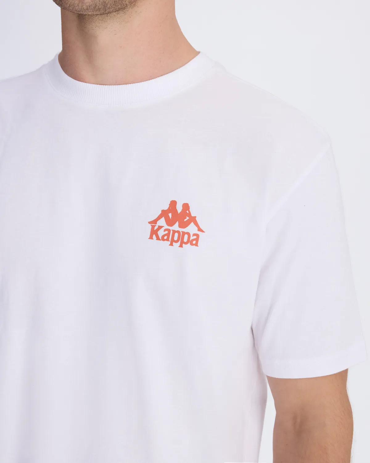 Beyaz Authentic Baston Erkek Beyaz Regular Fit Tişört