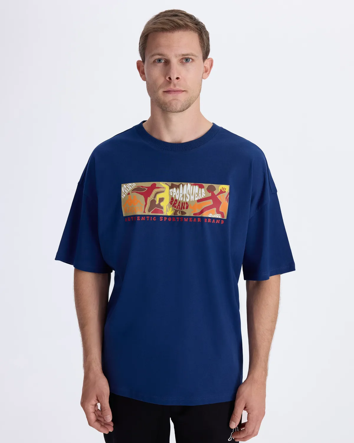 Mavi Authentic Berlo Erkek Mavi Oversize Fit Tişört