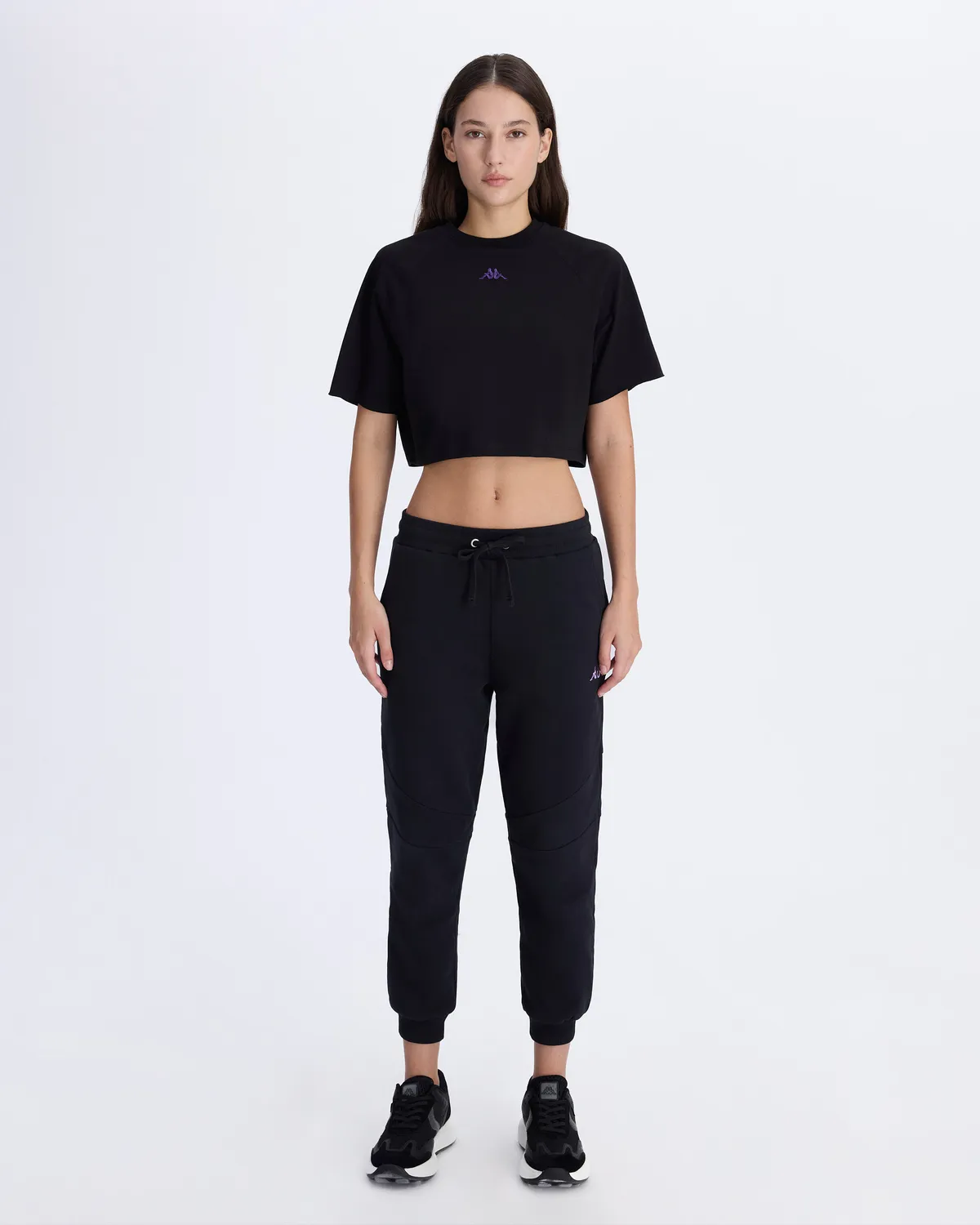 Siyah Authentic Alena T-Shirt Kadın Siyah Oversize Fit Tişört