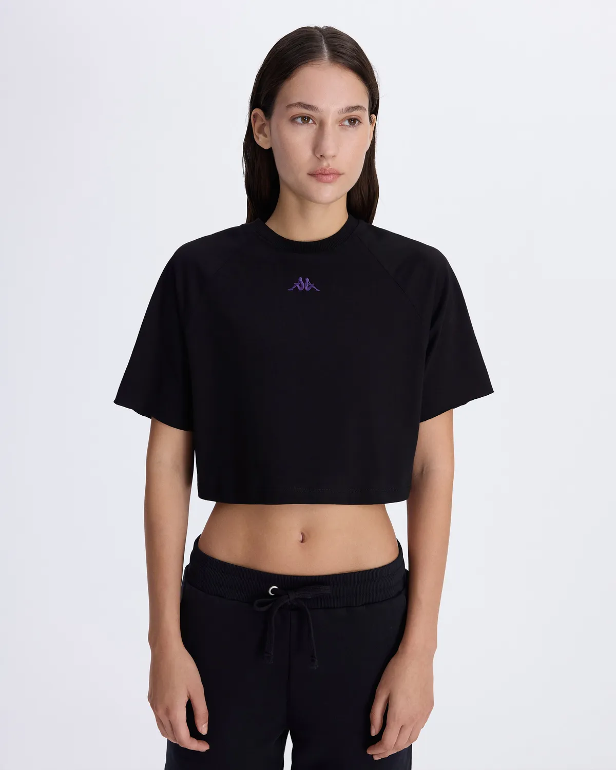 Siyah Authentic Alena T-Shirt Kadın Siyah Oversize Fit Tişört