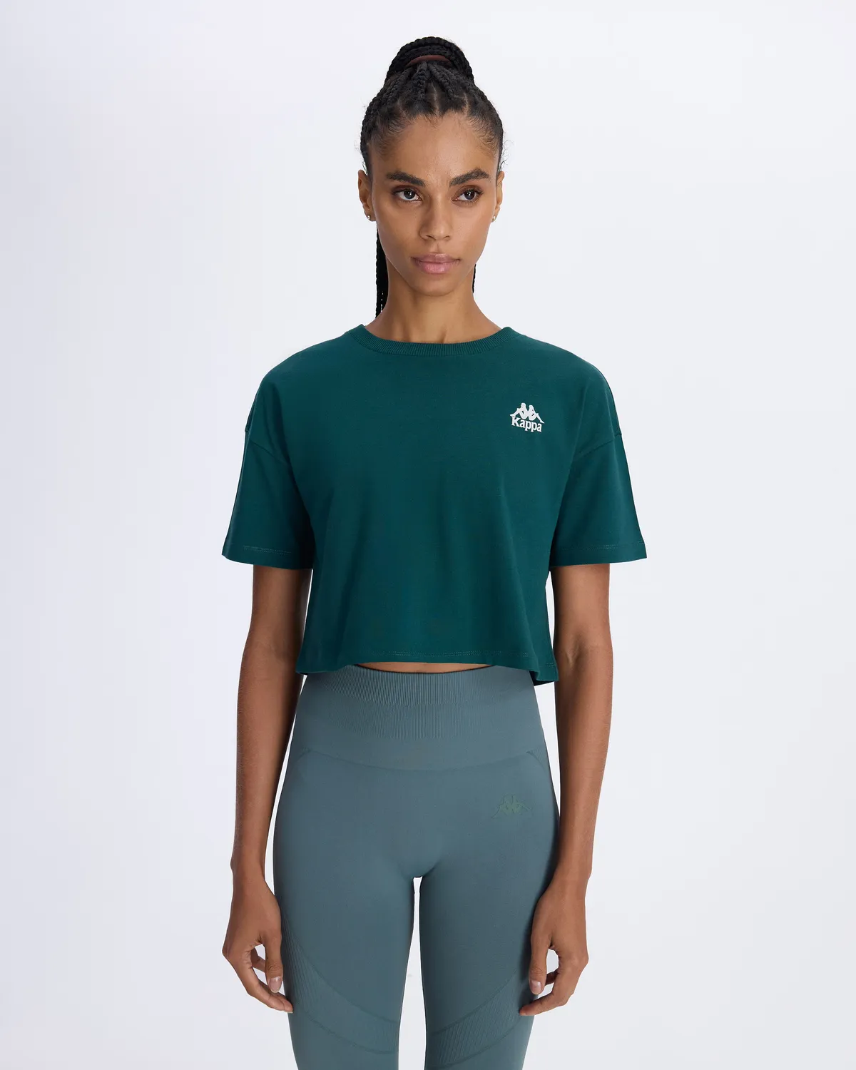 Yeşil Authentic Aster Kadın Petrol Yeşili Comfort Fit Tişört