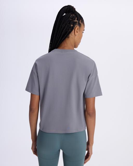 Siyah Authentic Alessi Kadın Antrasit Comfort Fit Tişört - KAPPA® Türkiye