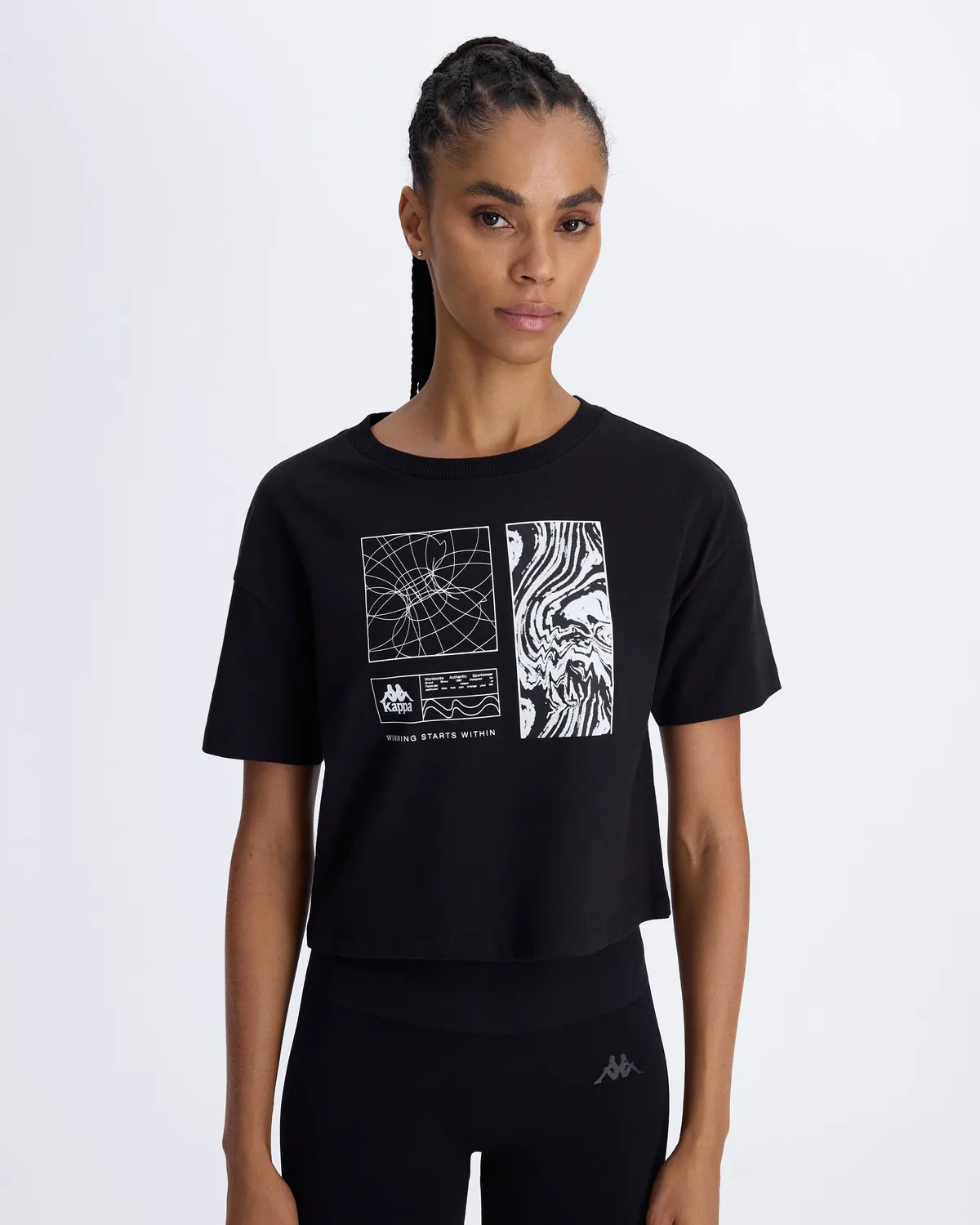 Siyah Authentic Asty Kadın Siyah Comfort Fit Tişört