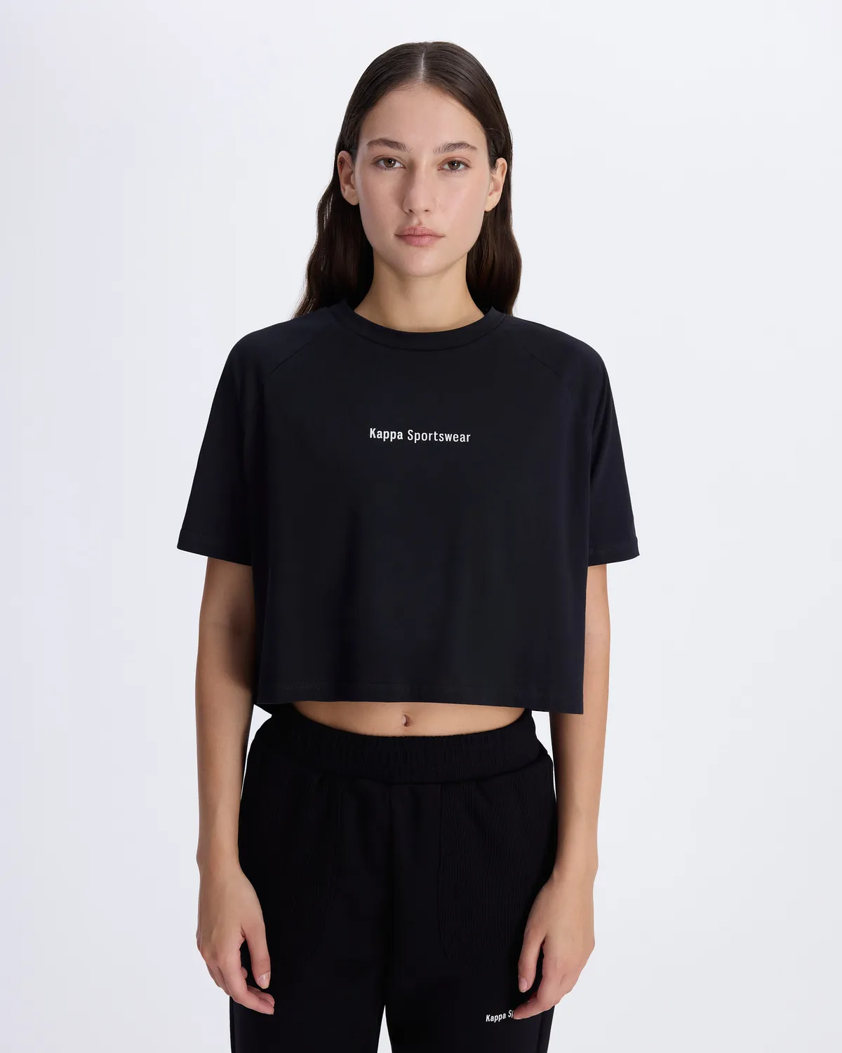 Siyah Authentic Angelou Kadın Siyah Comfort Fit Tişört