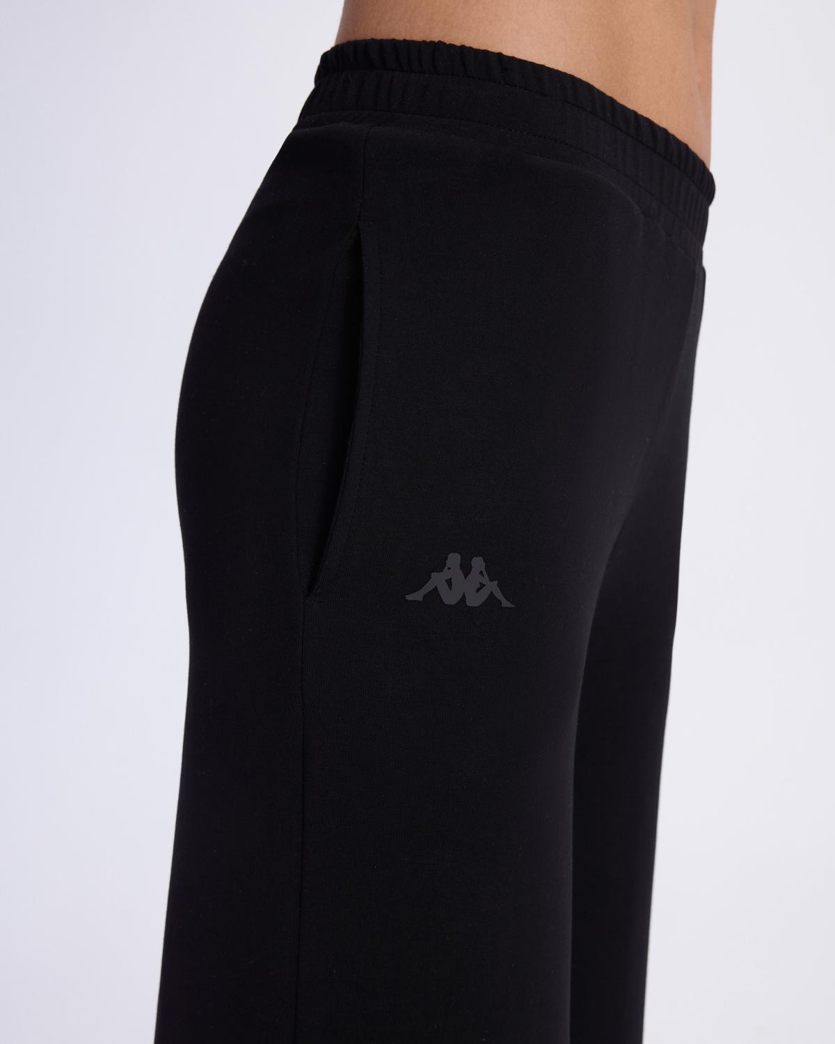 Oona Kadın Siyah Comfort Fit Eşofman Altı | KAPPA® Türkiye