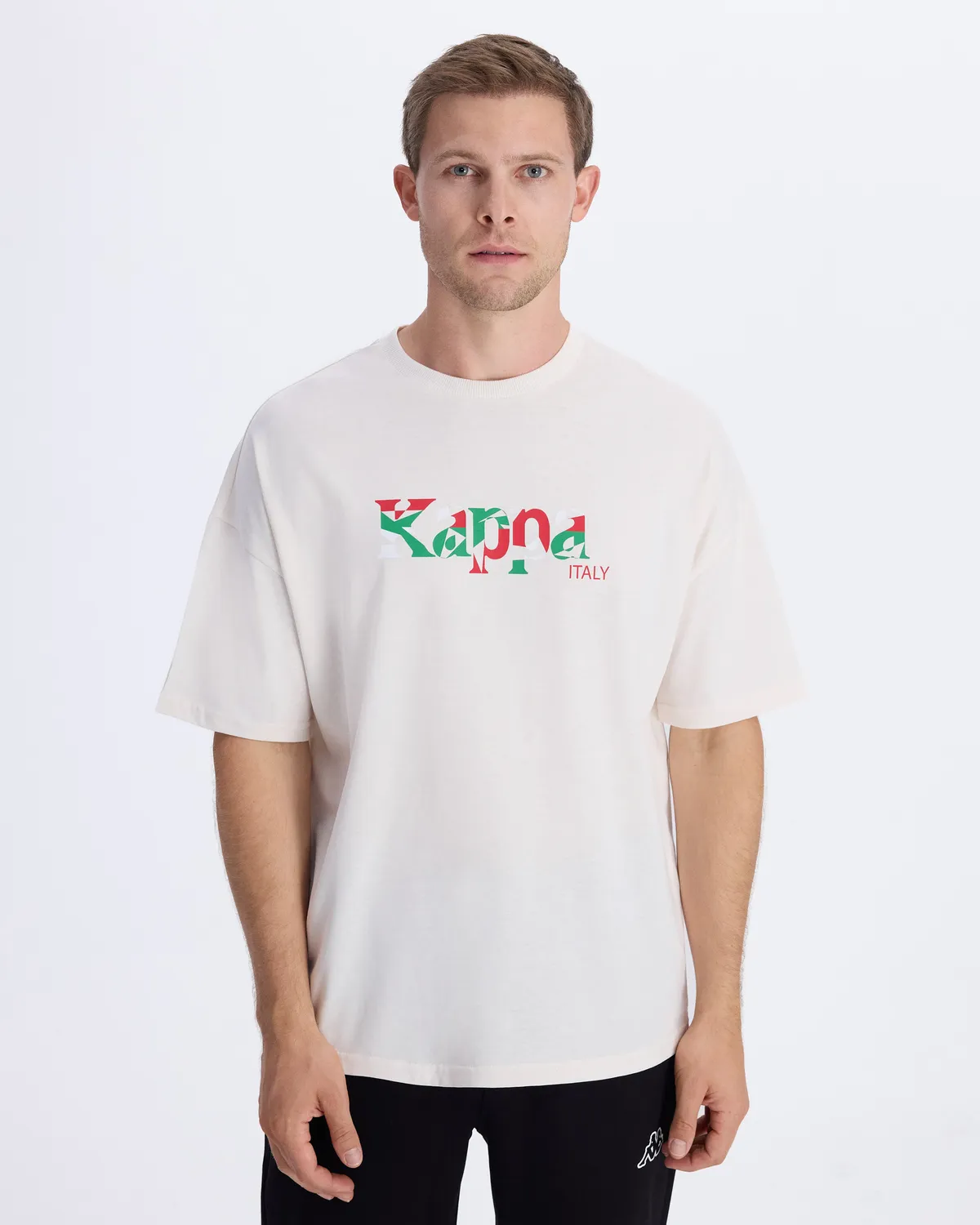 Gri Authentic İtaly T-Shirt Erkek Beyaz Comfort Fit Tişört