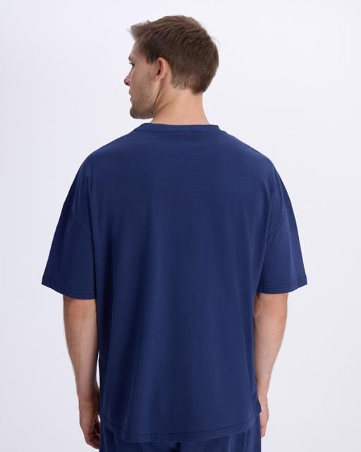 Mavi Authentic İtaly T-Shirt Erkek Mavi Comfort Fit Tişört - KAPPA® Türkiye