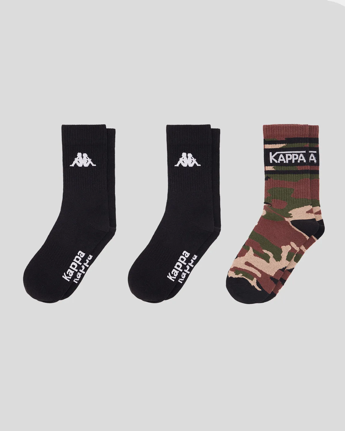 Bej Kamy 3pack Unisex Kahverengi-Bej Çorap