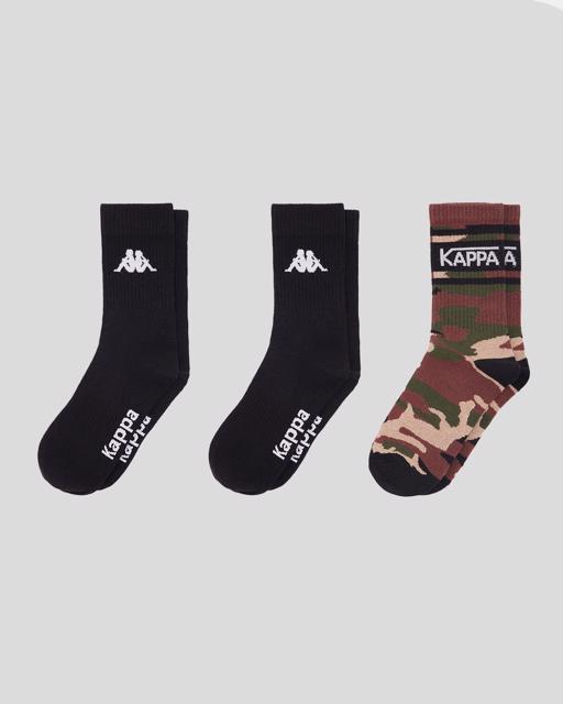Bej Kamy 3pack Unisex Kahverengi-Bej Çorap - KAPPA® Türkiye