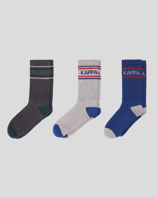 Mavi Alste 3pack Unisex Mavi-Gri Çorap - KAPPA® Türkiye