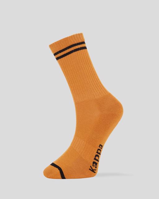 Siyah Sasy 3pack Unisex Siyah-Kırmızı-Turuncu Çorap - KAPPA® Türkiye