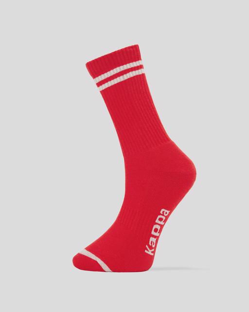 Siyah Sasy 3pack Unisex Siyah-Kırmızı-Turuncu Çorap - KAPPA® Türkiye