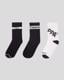 Twel 3pack Unisex Siyah-Beyaz Çorap