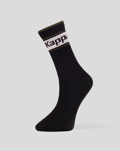 Siyah Twel 3pack Unisex Siyah-Beyaz Çorap - KAPPA® Türkiye