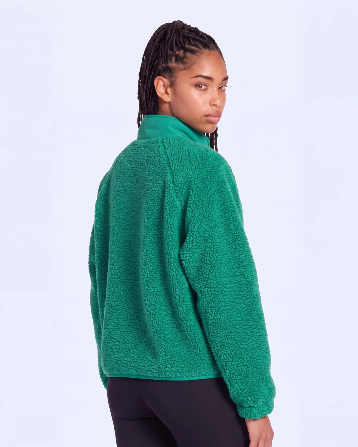 Yeşil Authentic Crete 2 Kadın Yeşil Regular Sherpa Mont
