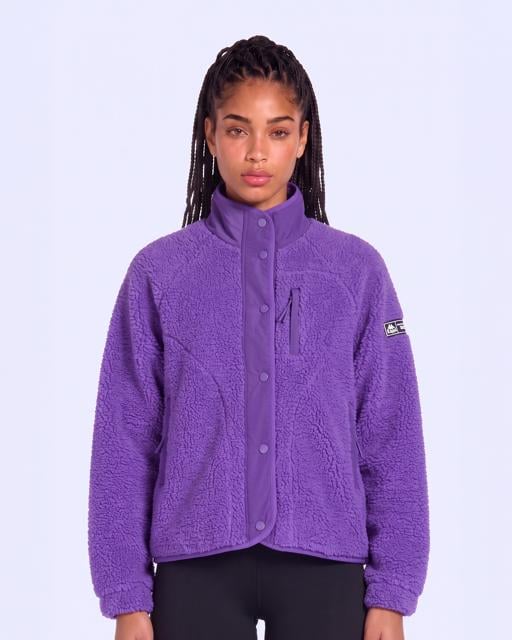 Mor Authentic Crete 2 Kadın Mor Regular Sherpa Mont - KAPPA® Türkiye