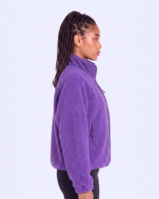 Mor Authentic Crete 2 Kadın Mor Regular Sherpa Mont - KAPPA® Türkiye