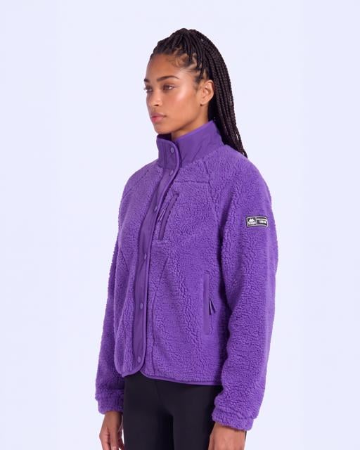 Mor Authentic Crete 2 Kadın Mor Regular Sherpa Mont - KAPPA® Türkiye