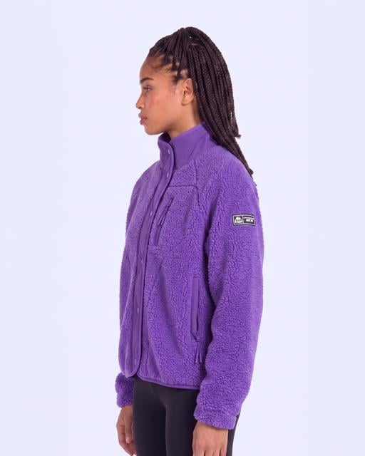 Mor Authentic Crete 2 Kadın Mor Regular Sherpa Mont - KAPPA® Türkiye