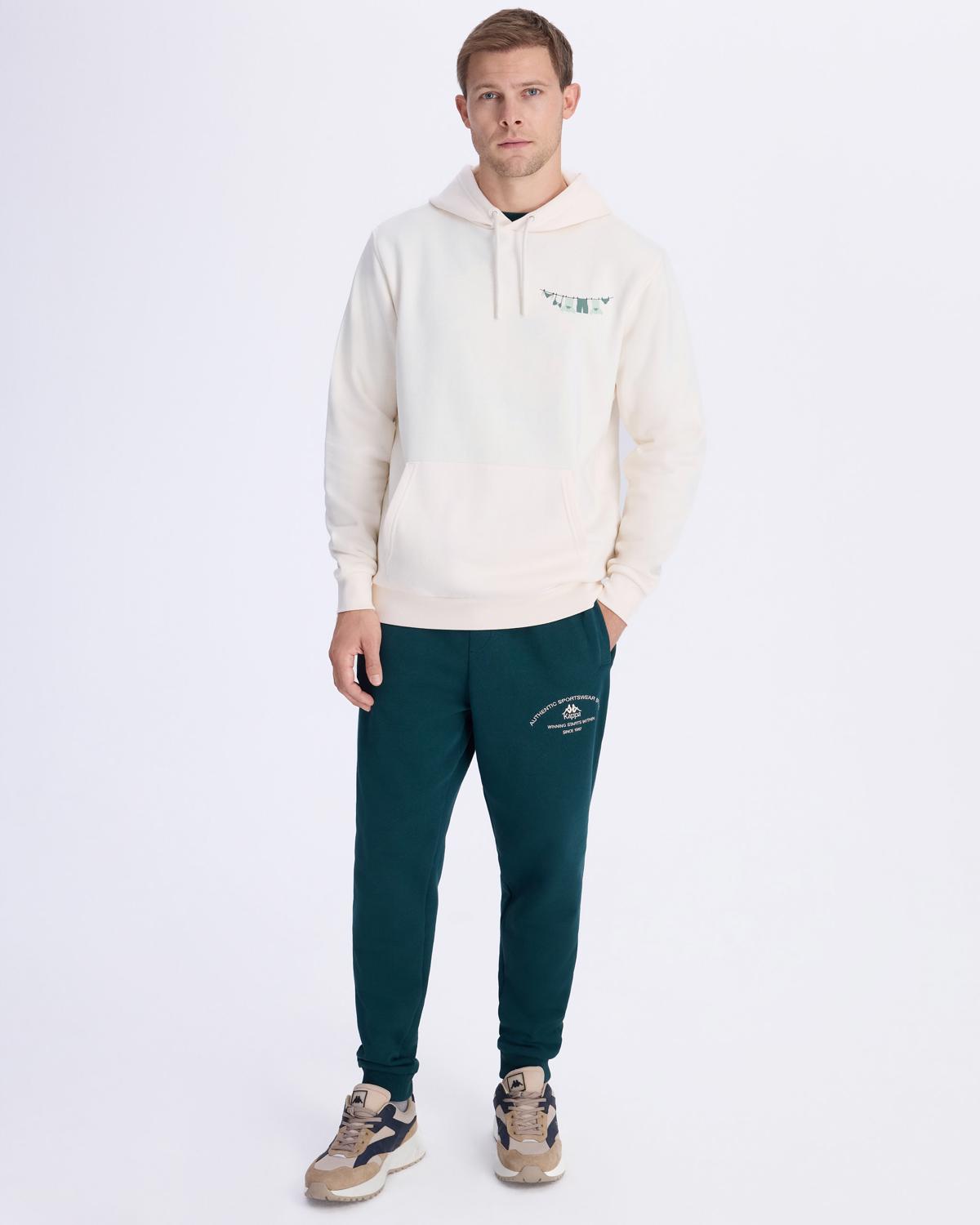トップス WIRED Authentic Graphik Phelps Unisex Petrol Yeşili Regular Hoodie