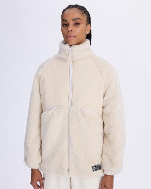 Beyaz Authentic Oripro Kadın Beyaz Regular Fit Sherpa - KAPPA® Türkiye