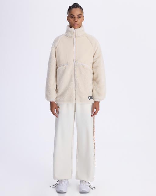 Beyaz Authentic Oripro Kadın Beyaz Regular Fit Sherpa - KAPPA® Türkiye