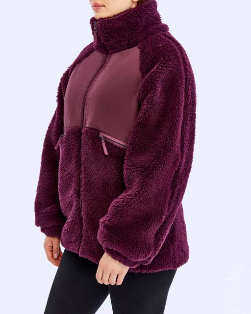 Siyah Authentic Oripro Kadın Bordo Regular Fit Sherpa - KAPPA® Türkiye