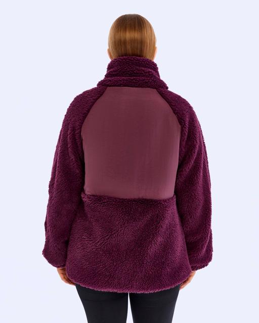Siyah Authentic Oripro Kadın Bordo Regular Fit Sherpa - KAPPA® Türkiye