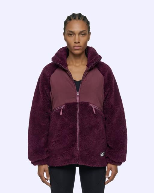 Siyah Authentic Oripro Kadın Bordo Regular Sherpa Mont - KAPPA® Türkiye
