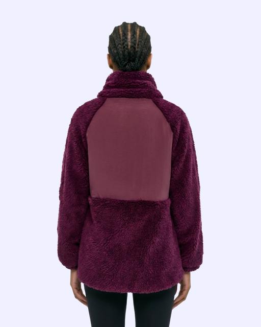 Siyah Authentic Oripro Kadın Bordo Regular Sherpa Mont - KAPPA® Türkiye