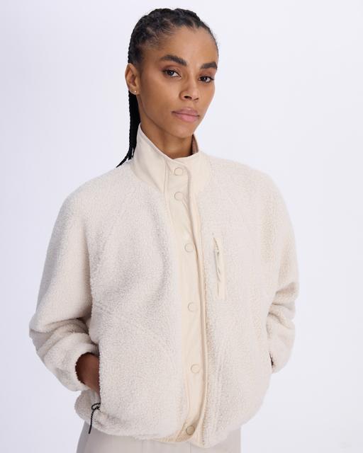 Beyaz Authentic Crete Kadın Beyaz Regular Fit Sherpa - KAPPA® Türkiye