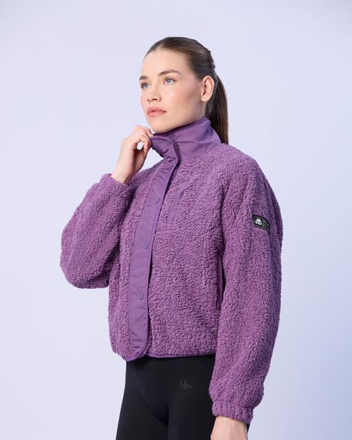 Mor Authentic Crete Kadın Mor Regular Fit Sherpa - KAPPA® Türkiye