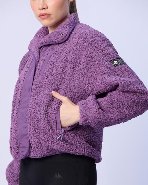 Mor Authentic Crete Kadın Mor Regular Fit Sherpa - KAPPA® Türkiye