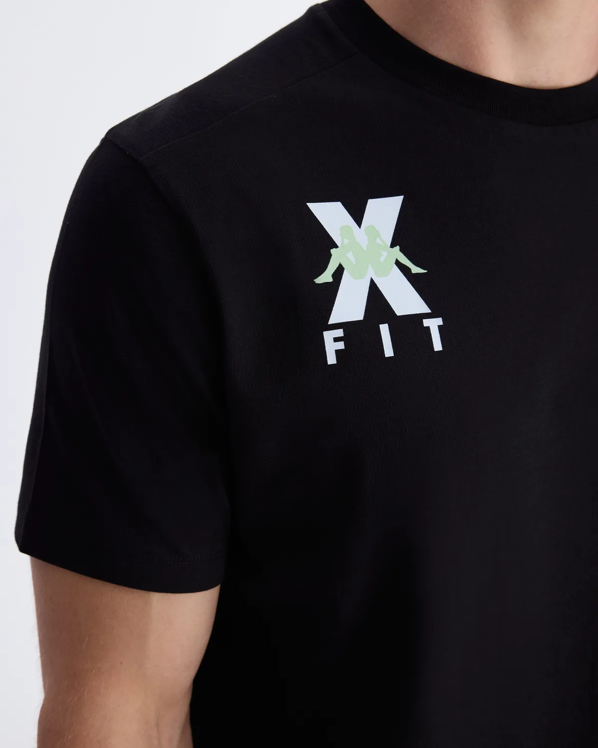 Siyah Kombat Wkt Ecairo Tur Xfit Erkek Siyah Comfort Fit Tişört