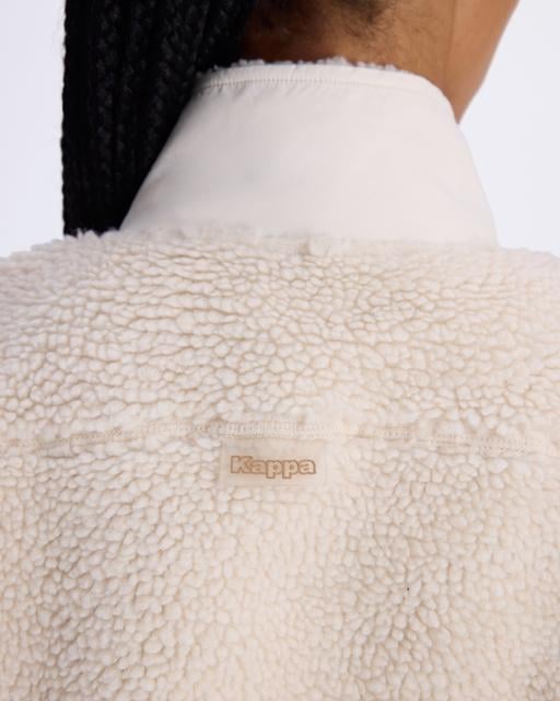Beyaz Logo Felax Tur Kadın Beyaz Comfort Fit Sherpa - KAPPA® Türkiye