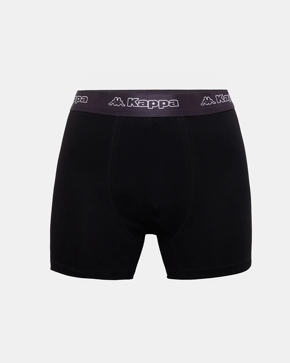 Siyah Logo Kabox Erkek Siyah-Gri Regular Fit Boxer
