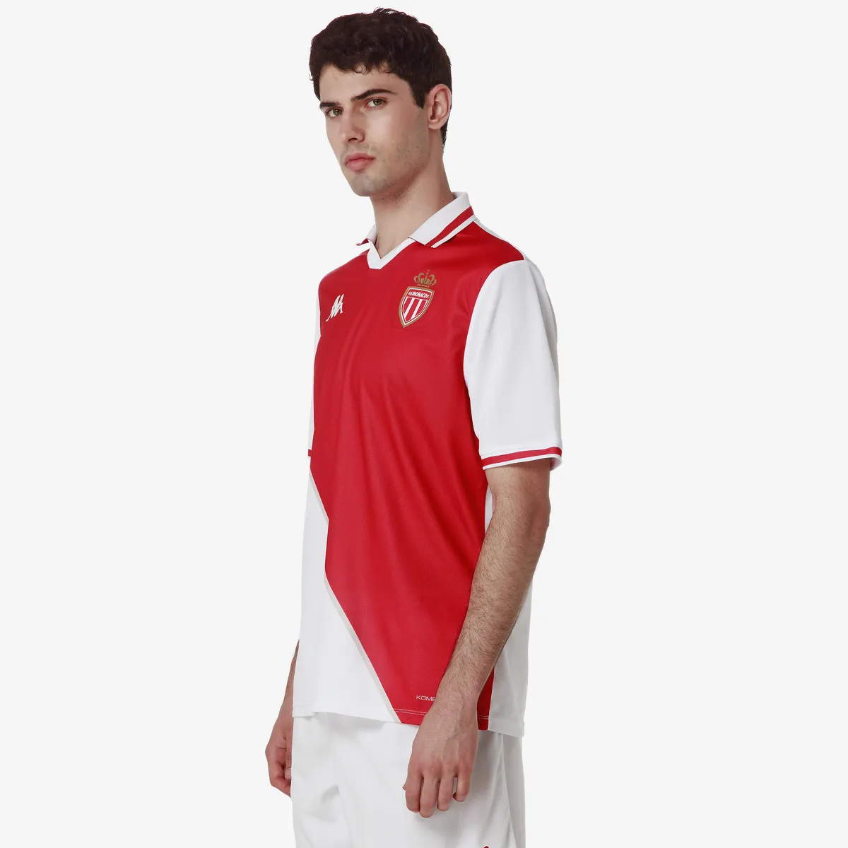 Beyaz Kombat 2025 Monaco Home Erkek Beyaz-Kırmızı Regular Fit Forma