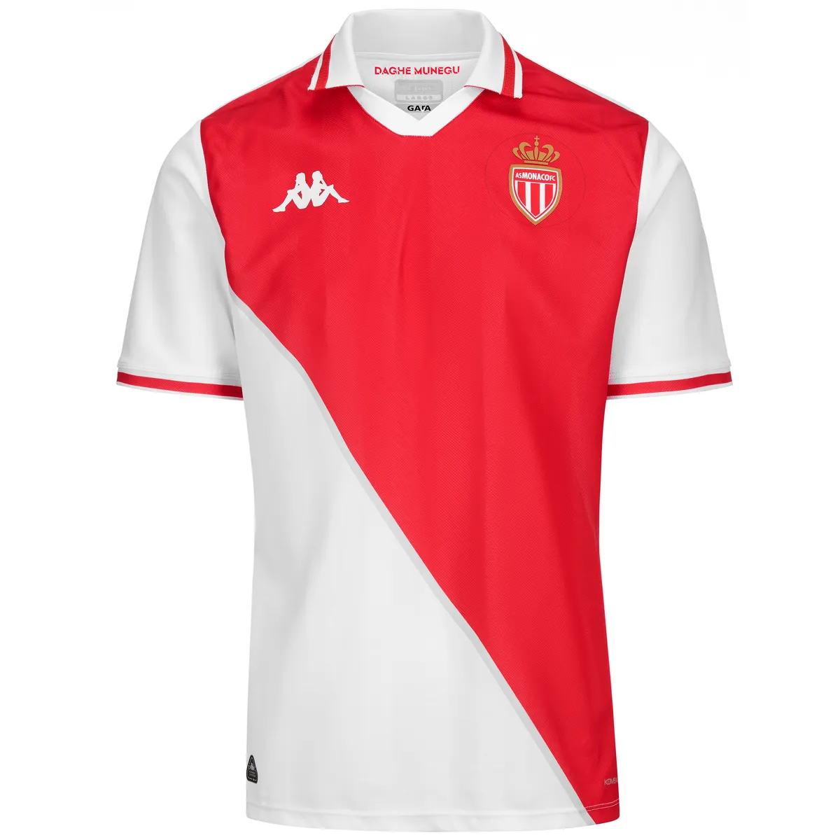 Beyaz Kombat 2025 Monaco Home Erkek Beyaz-Kırmızı Regular Fit Forma