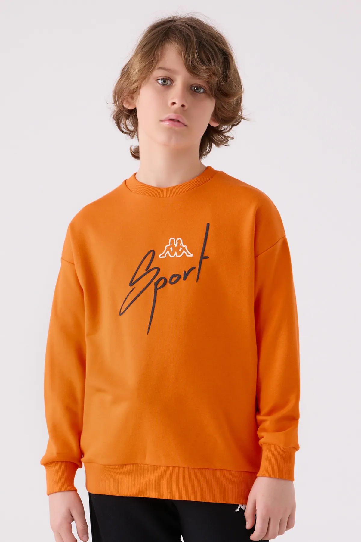 Turuncu Fox Erkek Çocuk Koyu Turuncu Regular Fit Sweatshirt
