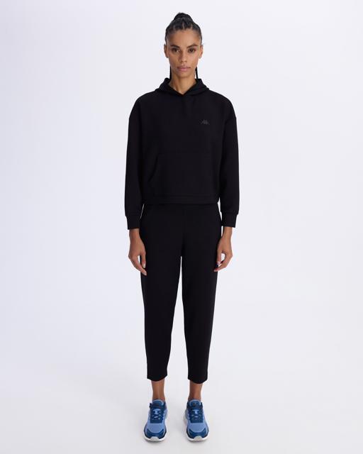 Siyah Eira Kadın Siyah Comfort Fit Hoodie - KAPPA® Türkiye