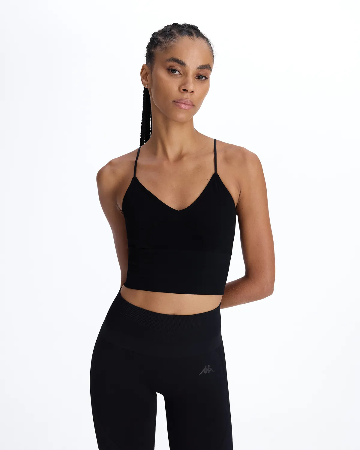 Siyah Oks Bra Kadın Siyah Skin Fit Sporcu Sütyeni