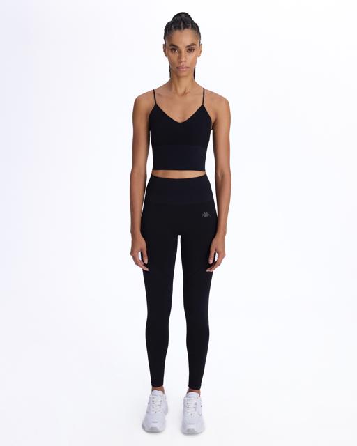 Siyah Oks Bra Kadın Siyah Slim Sporcu Sütyeni - KAPPA® Türkiye