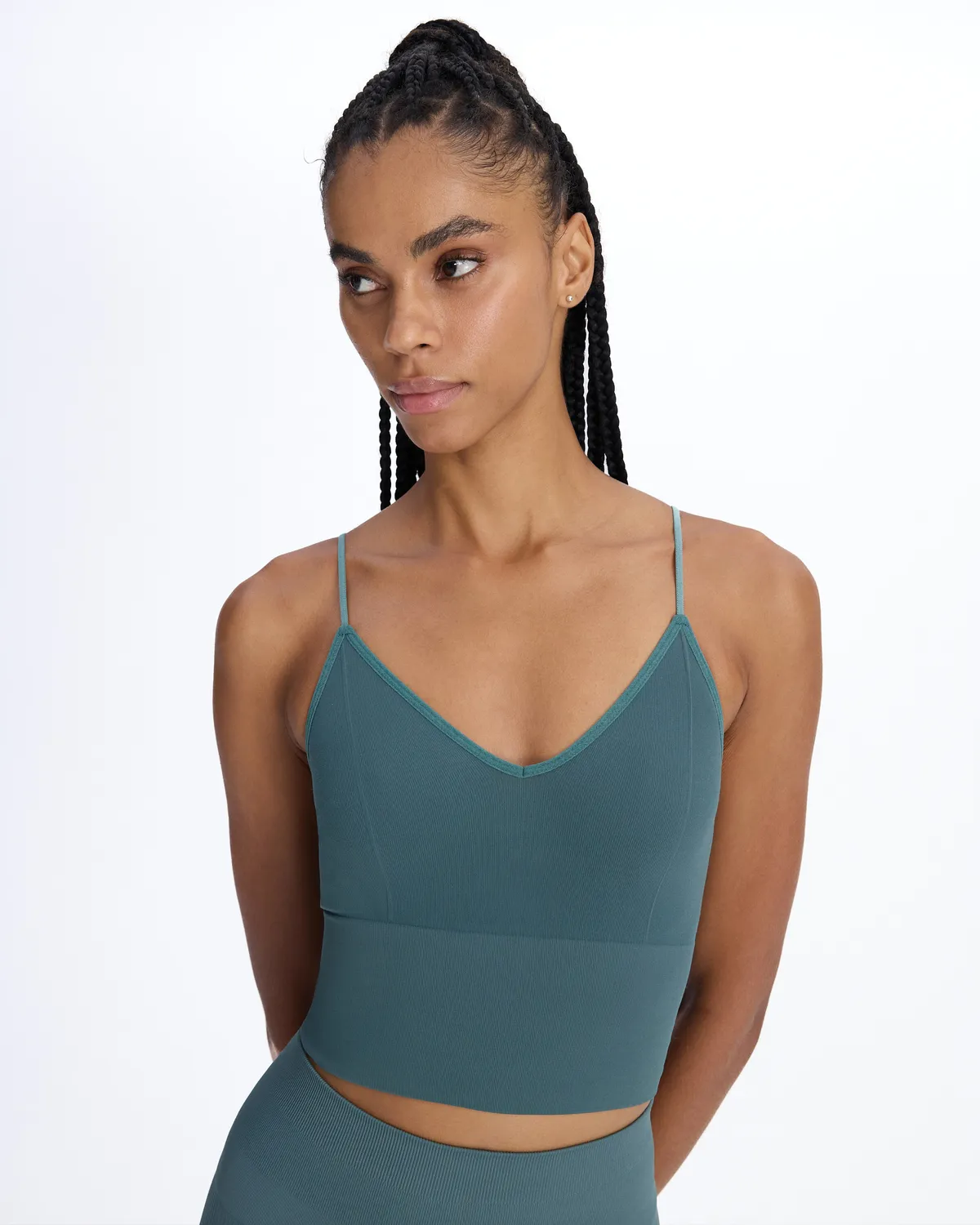 Yeşil Oks Bra Kadın Yeşil Slim Sporcu Sütyeni