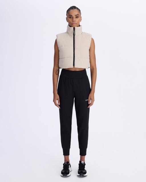 Beyaz Protun Çift Tarafli Kadın Beyaz-Siyah Regular Fit Yelek - KAPPA® Türkiye