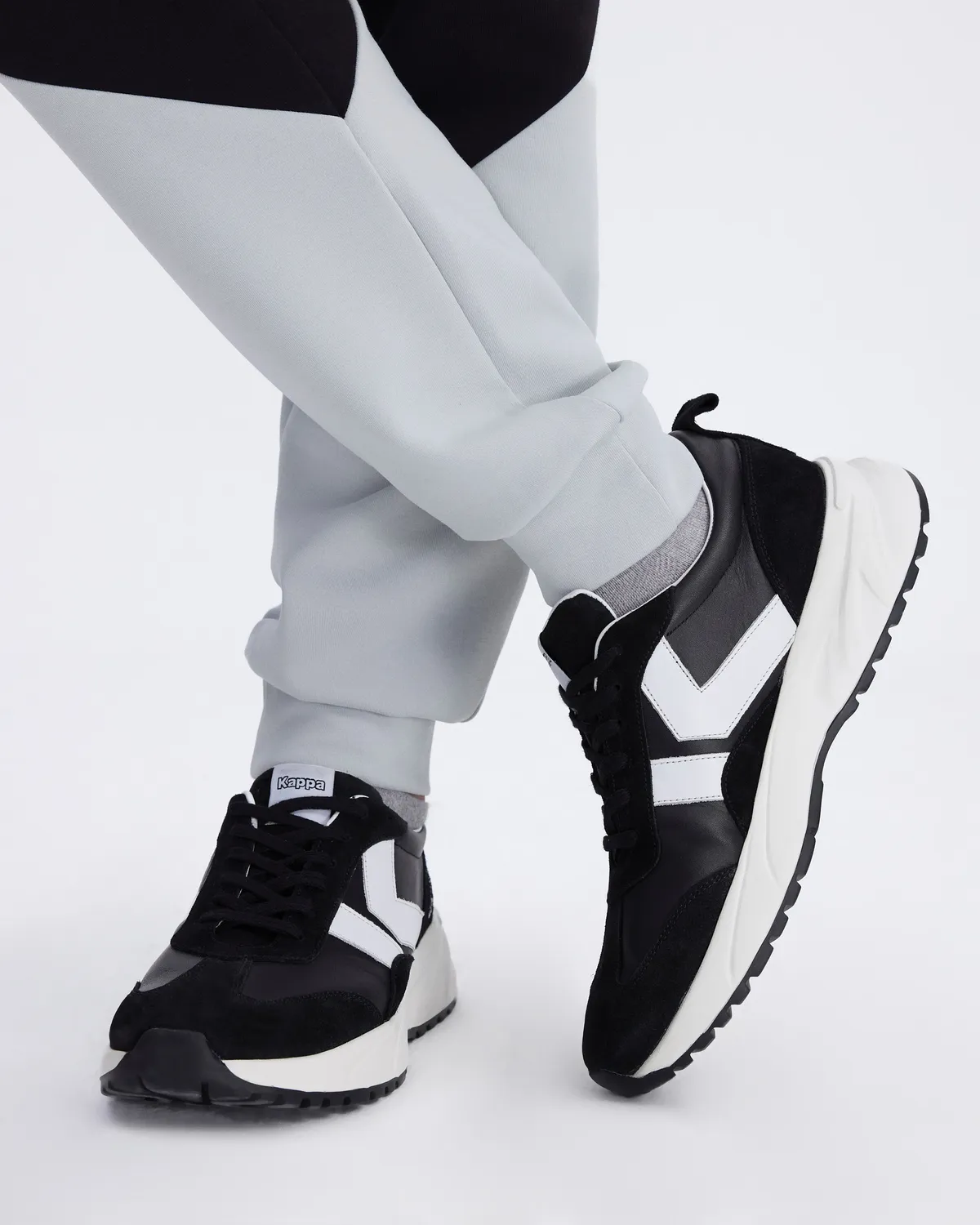 Siyah Torino Erkek Siyah-Beyaz Spor Ayakkabı